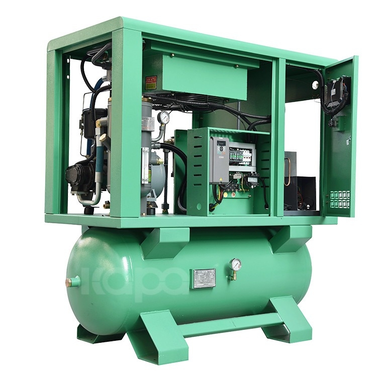 Colors can be customized, and the laser cutting air compressor has a stable voltage of 220V,