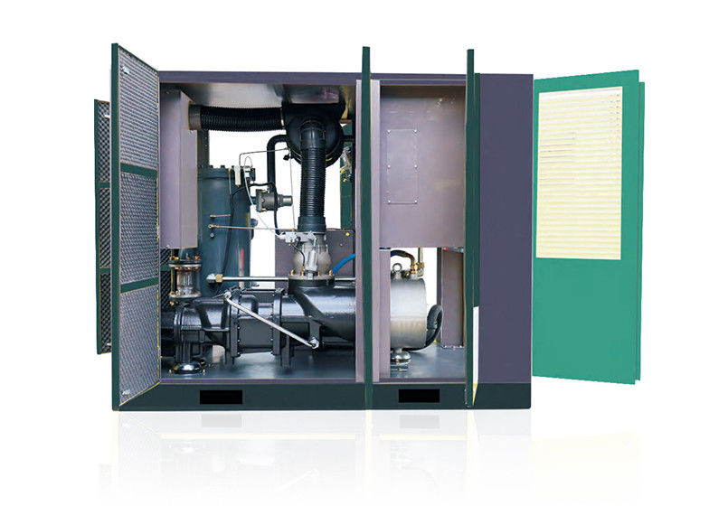 55KW 75HP  11.42m3/Min Energy Saving Double Stage Rotary Screw Type Air Compressor