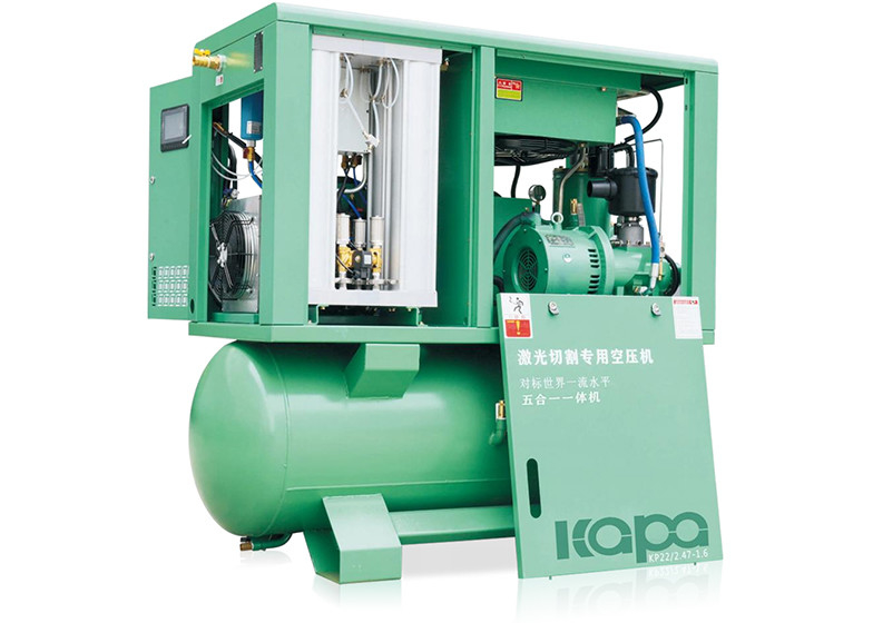 22KW 30 HP 16Bar 2. 47m3/min Integrated Screw air compressor for Laser Cutting 1800*800*1680